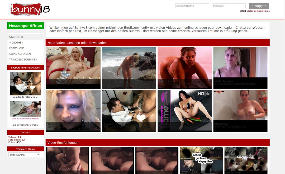 Auch soetwas ist mit #EroCMS möglich. Kann links unten im Menü getestet werden bunny18.com

Kann gern geliket werden (y)