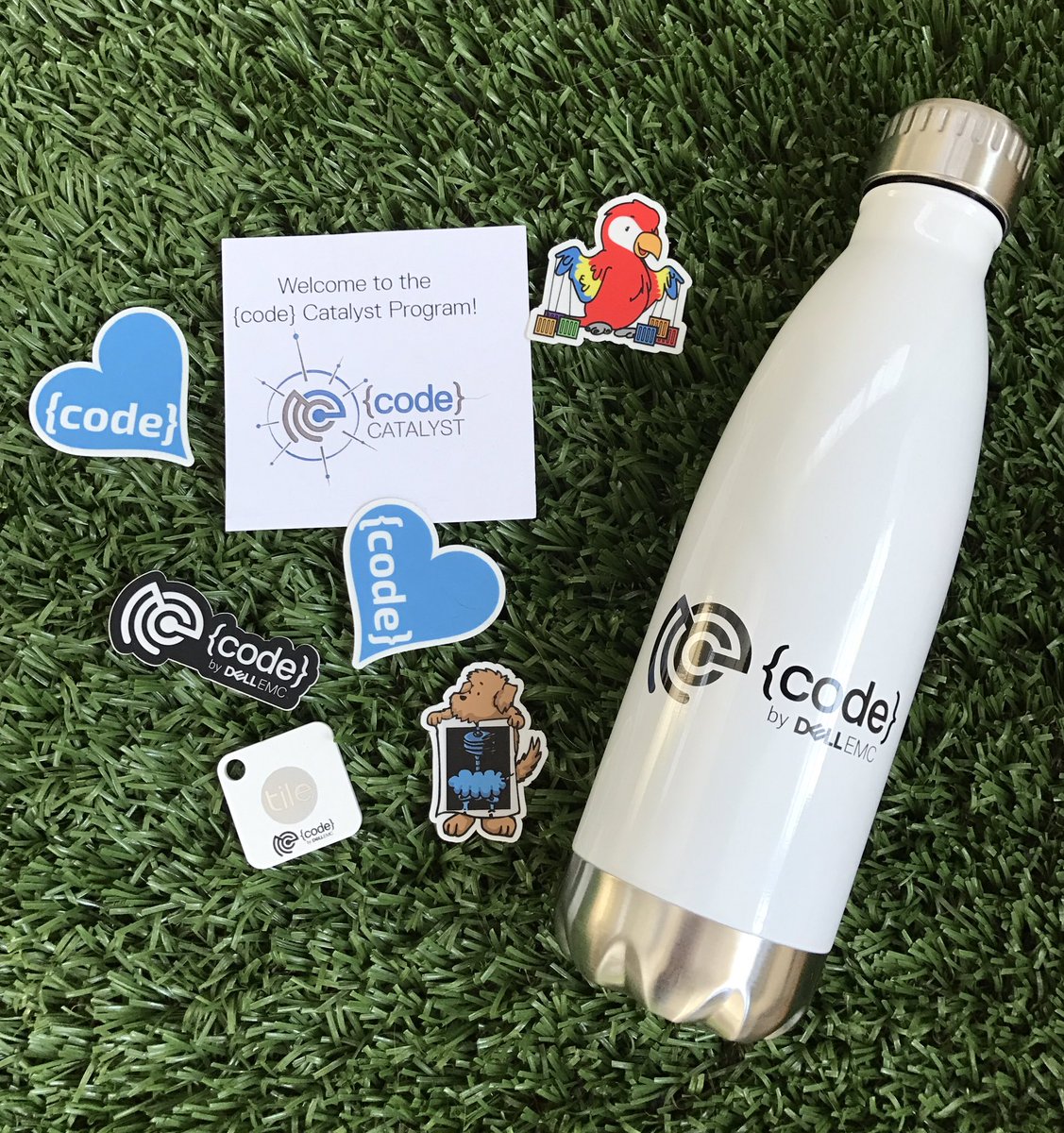 eatfresh's tweet image. Thanks @codeDellEMC for the awesome surprise swag, love being apart of #CodeCatalyst and the {code} community