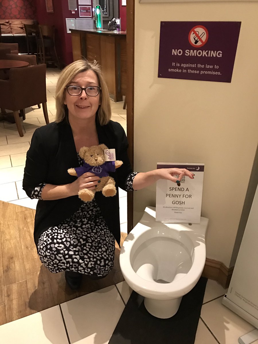 Spend a penny for GOSH, a fun way to raise money 

#GOSH #premierinn #spendapenny
