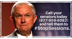 equalityroad's tweet photo. Want to #StopSessions? Call (877) 959-6082 now and tell your senators to oppose @SenatorSessions @CAPAction https://t.co/6LFrNUCOKc