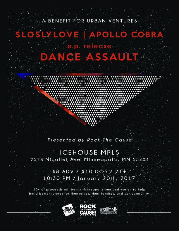 rockthecause's tweet photo. Dance to rid Minneapolis of generational poverty. 50% of concert proceeds benefit @UrbanVentures w @Dance_Assault @apollocobra https://t.co/j5VSOPL5Bk