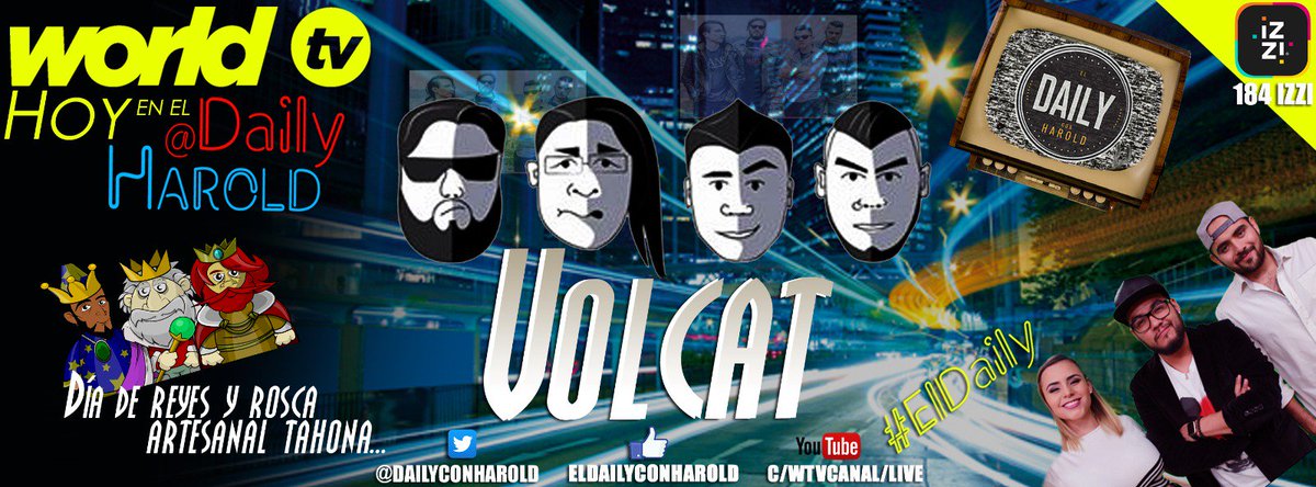 dailyconharold's tweet photo. Hoy en @dailyconharold estará con nosotros @VolcaTmx ¡NO TE LO PIERDAS! a las 10pm, por @canal_wtv 184 izzi https://t.co/t2s7nxjl9g