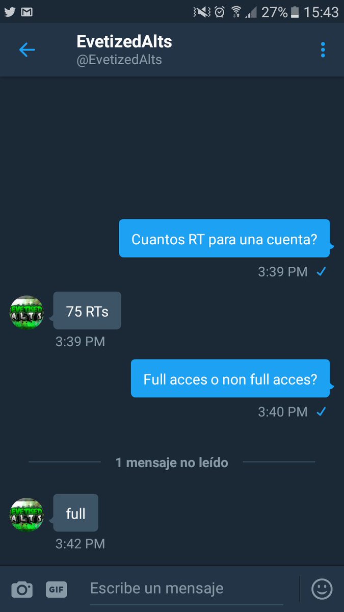 Wqlkersillo's tweet photo. 74RTS Y @EvetizedAlts  me da una full acces ayuden plss https://t.co/u2KYcI83Kf