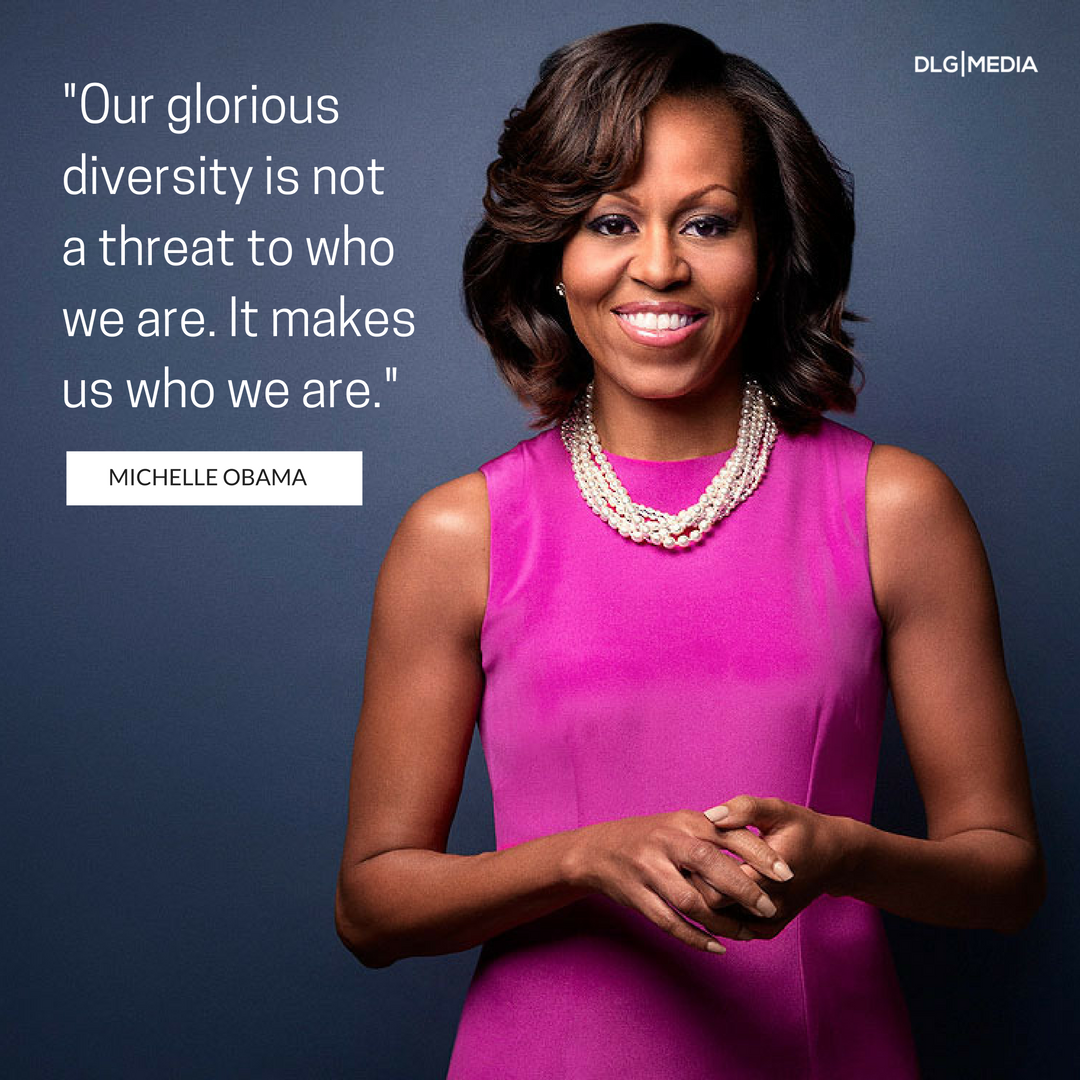 DLGMediaNYC's tweet photo. Powerful statement of Michelle Obama on #Diversity for her last remarks. Your grace will be missed @FLOTUS 😢 #MITNB https://t.co/FbPfYiWQr9