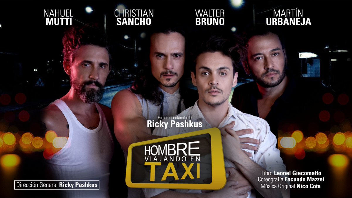 #Teatro #Vuelve <a href="/hombreentaxi/">HombreViajandoEnTaxi</a> de <a href="/pashkus/">Ricky Pashkus</a> con <a href="/ChrisSanchook/">Christian</a> <a href="/nahuelmutti/">MUTTI</a> <a href="/WalterBrunoOK/">Walter Bruno</a> <a href="/martinurbaok/">M</a> ¡ Próximamente en <a href="/elcuboteatro/">Teatro EL CUBO</a> !