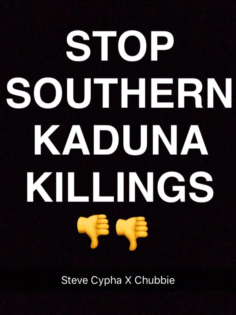 Putting A Song Out About The #SouthernKadunaKillings 
#RIP To The Lost Souls🙏🏼🙏🏼
@sk4real @YarKafanchan
