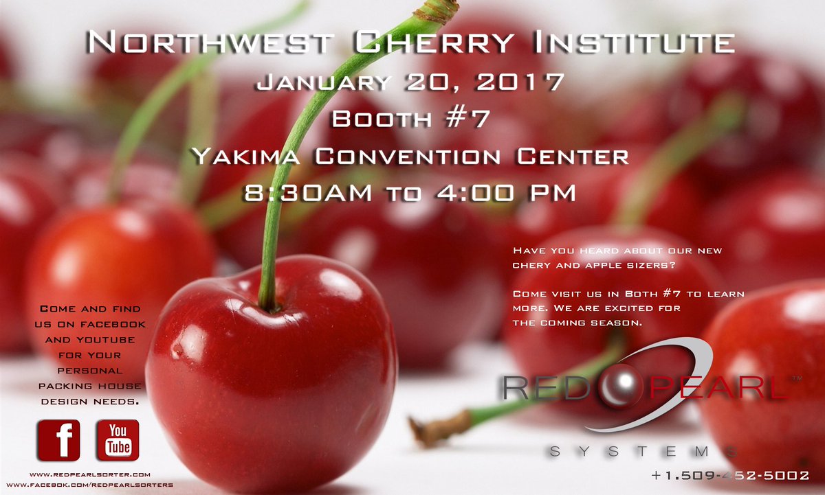 Come and see us at the Cherry Show!!