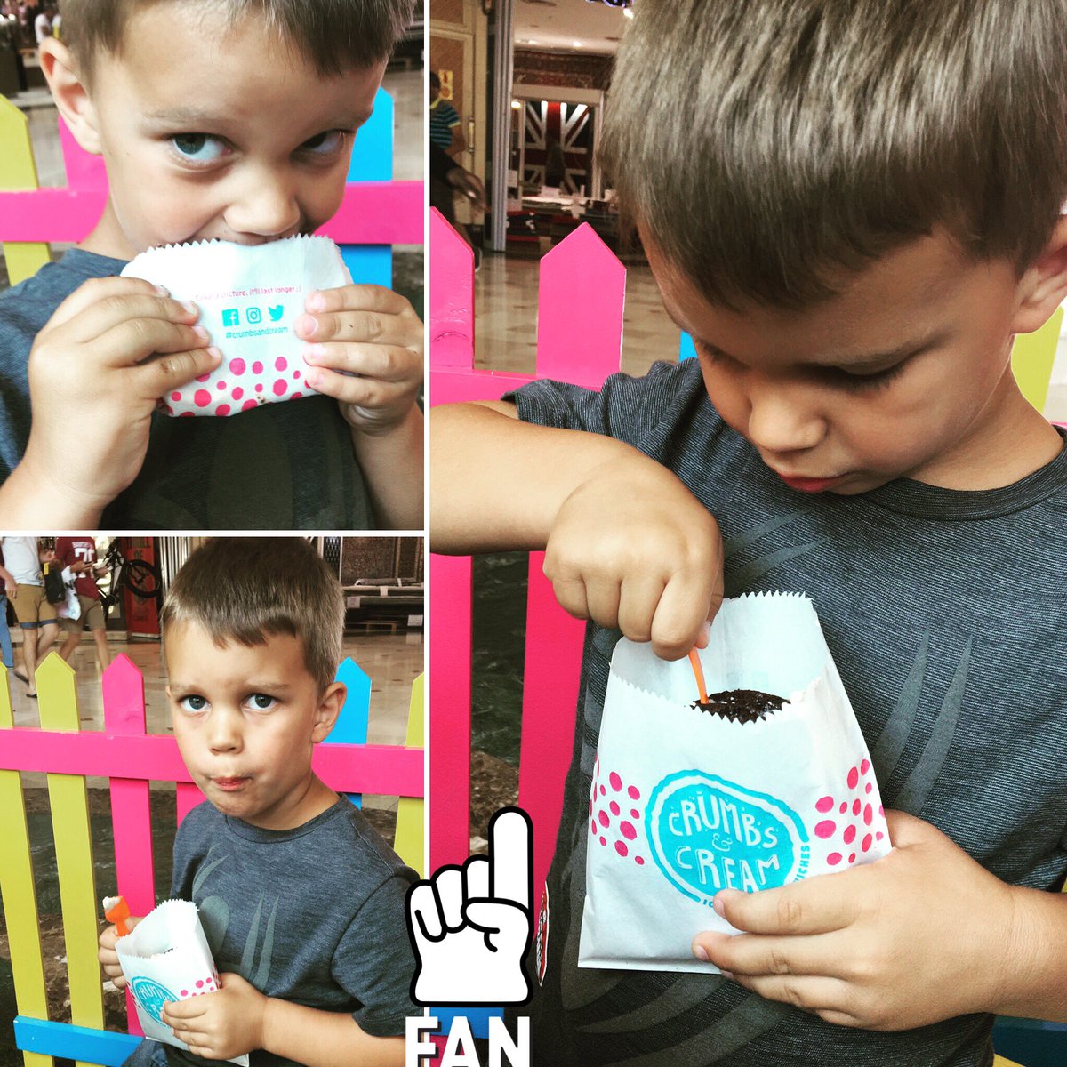 teamyolosa's tweet photo. Having #Icecreamdate with Maximillian #dadtime #getinmybelly #yummy @crumbscream 🍦🍪😊👍 https://t.co/wayeLu14MB