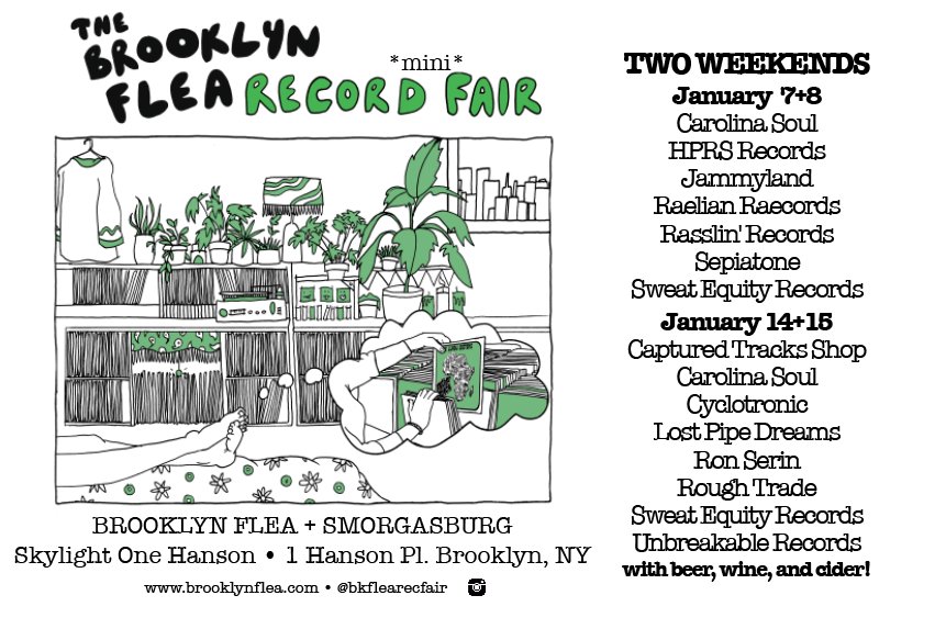 bkflea's tweet photo. We're open today + Sunday, 10a-6p, with the *mini* @bkflearecfair in the vault level w/ @smorgasburg! https://t.co/3WsXlWfbt3 https://t.co/qMOSt0nSJA