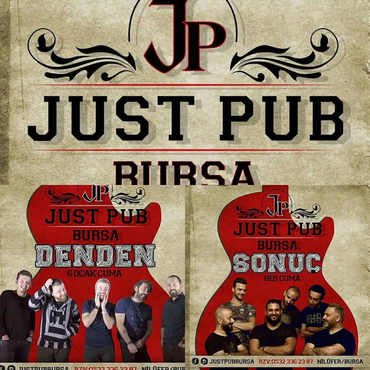 önce DenDen ile Yerli ve Yabancı Rock parçaları ardından SonUÇ ile Güncel ve nostaljik parçalar eşliğinde eğlenmek için bekliyoruz..