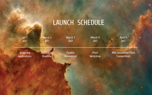 TOMORROW applications open for your chance to compete in the 2017 JMH LaunchPad $70,000 Pitch Competition. @mountroyal4u <a href="/enactusMRU/">Enactus Mount Royal</a>