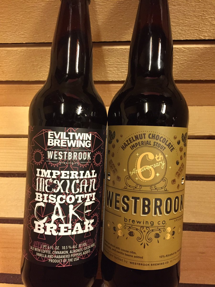 Hello, beautifuls. #justarrived <a href="/WestbrookBeer/">Westbrook Brewing Co</a> <a href="/EvilTwinBrewing/">Evil Twin Brewing</a> #imperialstout #craftbeer