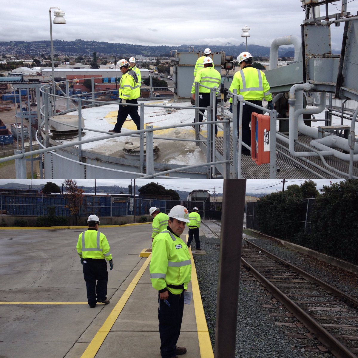 fernchavez29's tweet photo. Richmond Terminal site inspection. Terminal Manager Kevin Stevenson and team. #CEMEXSafetyWeek #ActionBasedSafety @CEMEX_USA https://t.co/DXX1J5AgFk