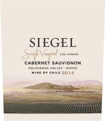 An elegant Cabernet Sauvignon with great concentration of ripe red fruits, cassis and chocolate. <a href="/SiegelWines/">Siegel Wines</a>