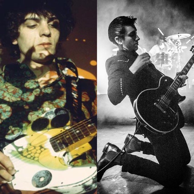 Happy birthday to the legendary Syd Barrett of Pink Floyd fame and to Alex Turner of the Arctic Monkeys  