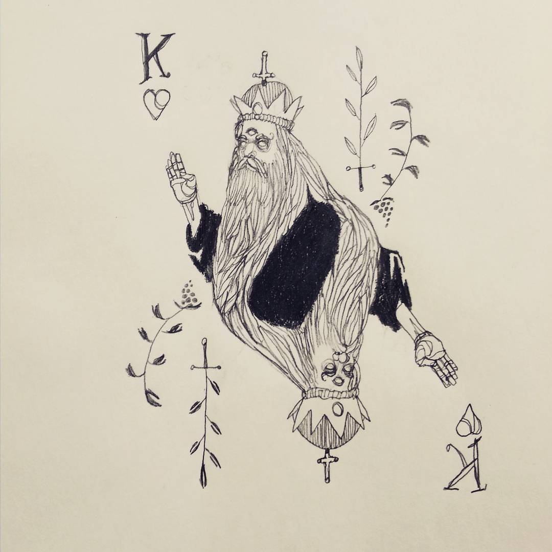 King me! ❤???? #Art #print #drawing #design #ink #illustration #concept #sketch #metal #micahulrich #graphic #graphicdesign #design