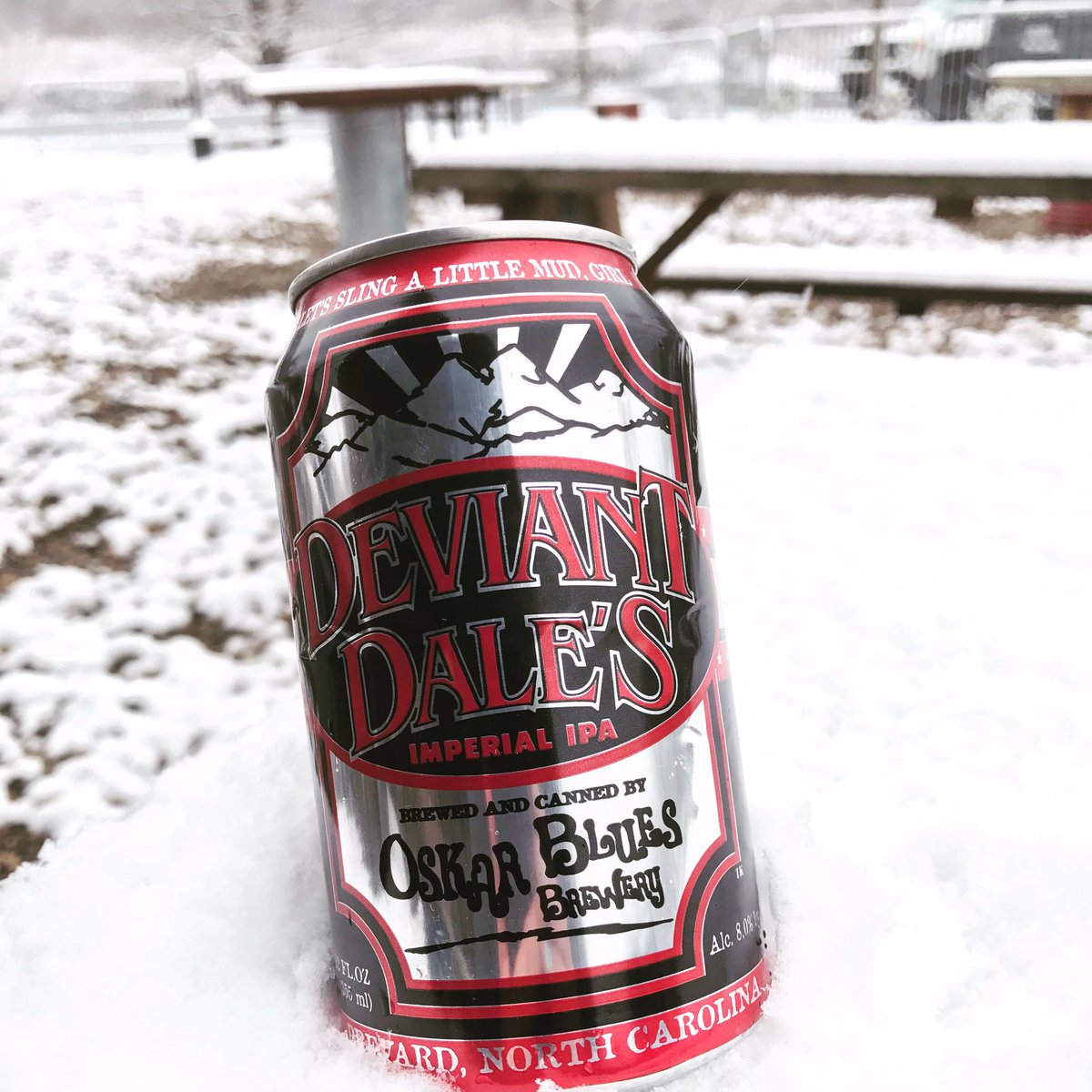 oskarblueswnc's tweet photo. Sling a little snow and git into the Weasel cuz #DeviantDales is back. Release party tonight. #avlbeer #ncbeer https://t.co/eKPvhU4MbE