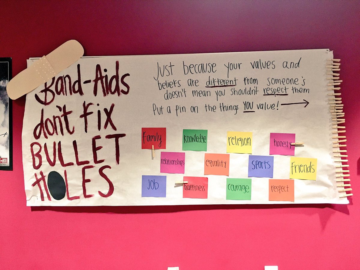 michaelabtaylor's tweet photo. The @taylorswift13 themed bulletin boards are still going strong! #RMMichaela https://t.co/8BUNEOME9T