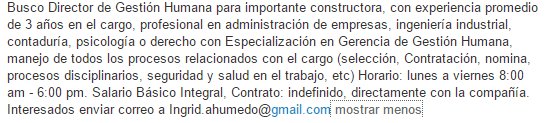 ClicToWorld's tweet image. #TrabajoSiHay para un comunicador con experiencia en RRHH. 
Postúlate aquí: