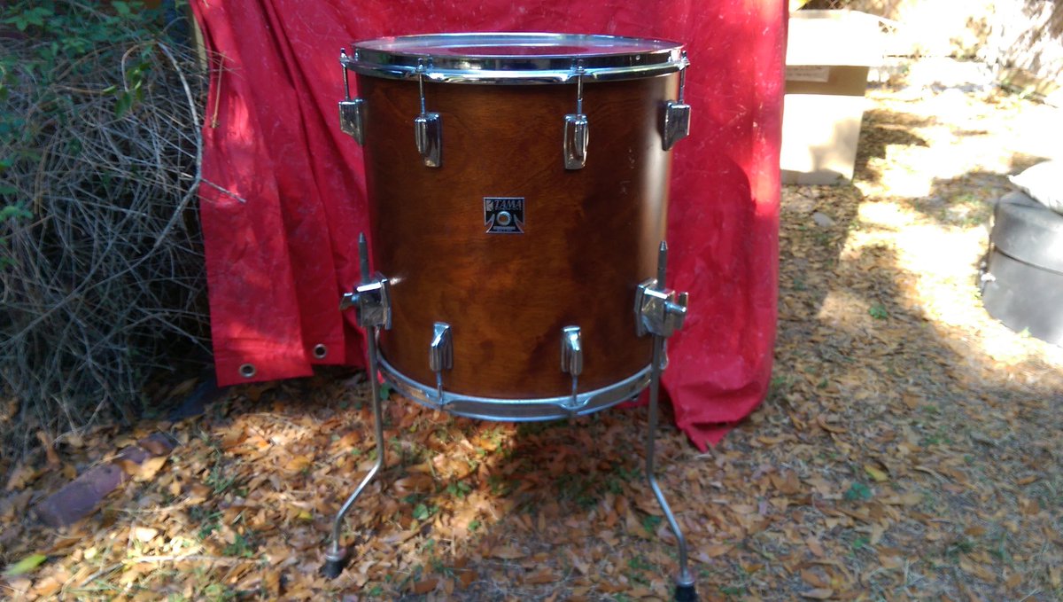 Vintage Tama Drums On Twitter For Sale Rare 16 Custom Mahogany