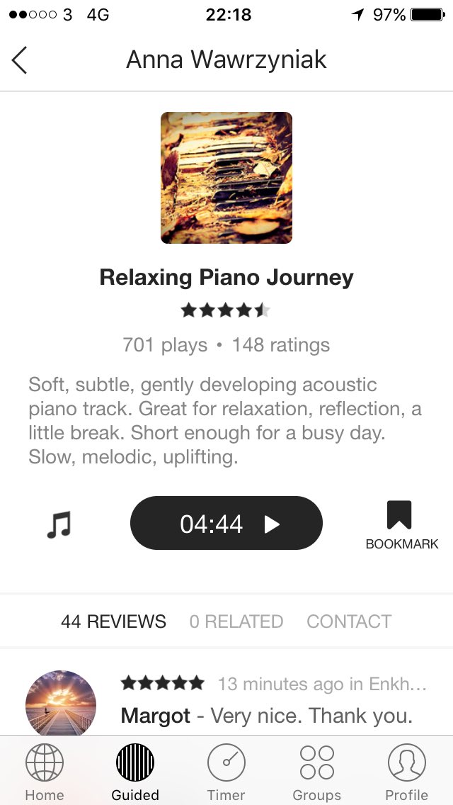 annawritesmusic's tweet photo. My #music is available on @InsightTimer now 🎶🎹😌👂🏻🎵 Type "Relaxing Piano Journey". #piano #relaxation #mindfulness https://t.co/QGSWMuyTsO