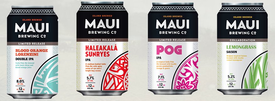 mauibrewingco's tweet photo. Which of these latest beers from #MauiBrewingCo is your favorite? Stop in today for Lemongrass Saison! #LtdRelease #CollabBrew https://t.co/hz4KXzlbxR