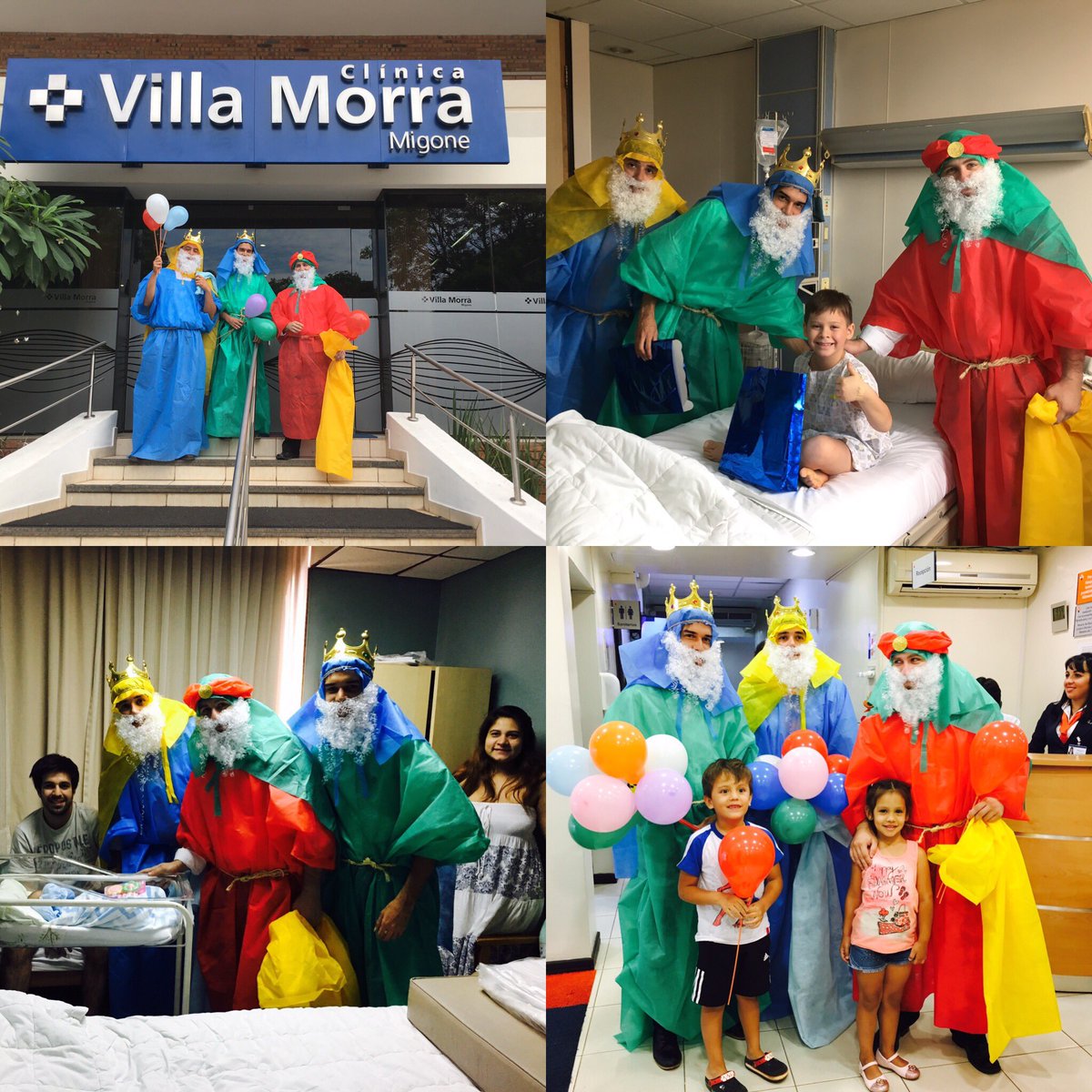 Migonepy's tweet photo. Los Reyes Magos visitando a nuestros pacientitos! #ReyesMagos #migonepy https://t.co/wDE0gMt9pP