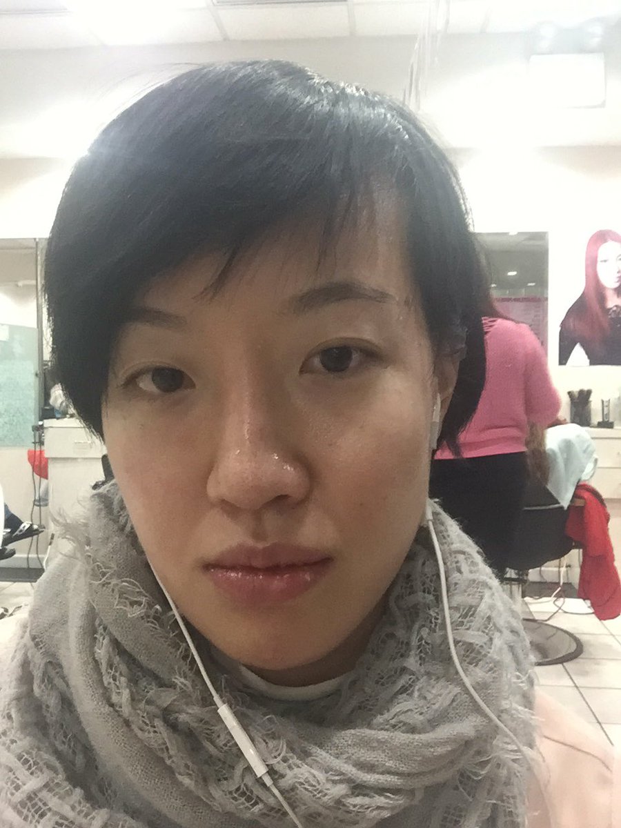 helen_yang's tweet photo. You know your current hair stylist is a keeper when you accompany Mom to a former (and good!) place and they suggest keeping your new cut. https://t.co/NuxQ1Ckxj8