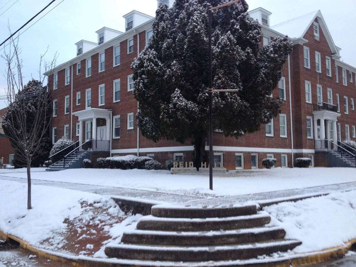 AllenUniv's tweet image. There is potential for a wintry mix this weekend on the campus of Allen University. Here's a #FlashBackFriday of snowday 2014!