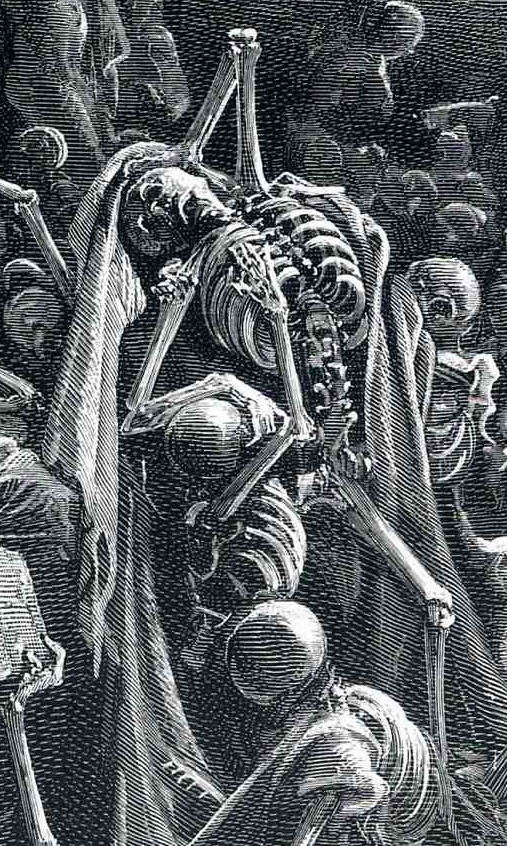 Gustave Dore Bible: The vision of the valley of dry bones