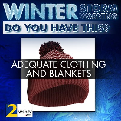 wsbtv's tweet photo. As this Winter Storm moves into metro #Atlanta - please be prepared! #StormWatchOn2 https://t.co/OEmlBonKAU