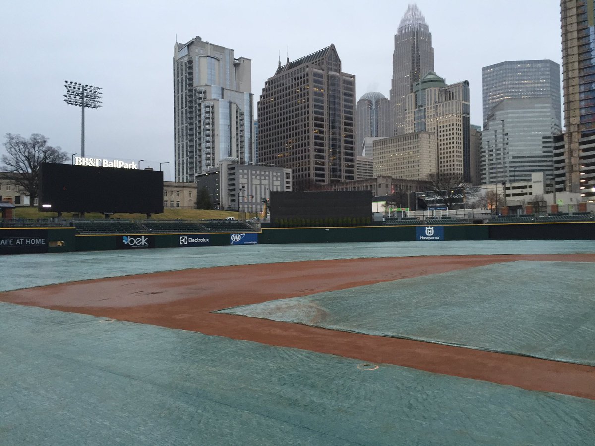 All tucked in <a href="/KnightsBaseball/">Charlotte Knights</a> ... Didn't expect numbers like 5-8" when we decided to move here! Reminds me of <a href="/BowieBaysox/">Chesapeake Baysox</a> winters.