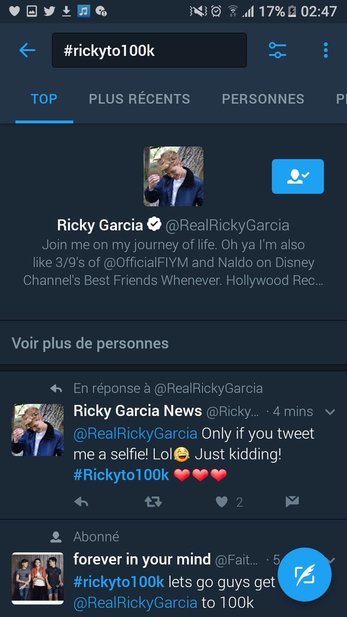 rickygarciafr's tweet image. follow @realrickygarcia please #rickyto100k