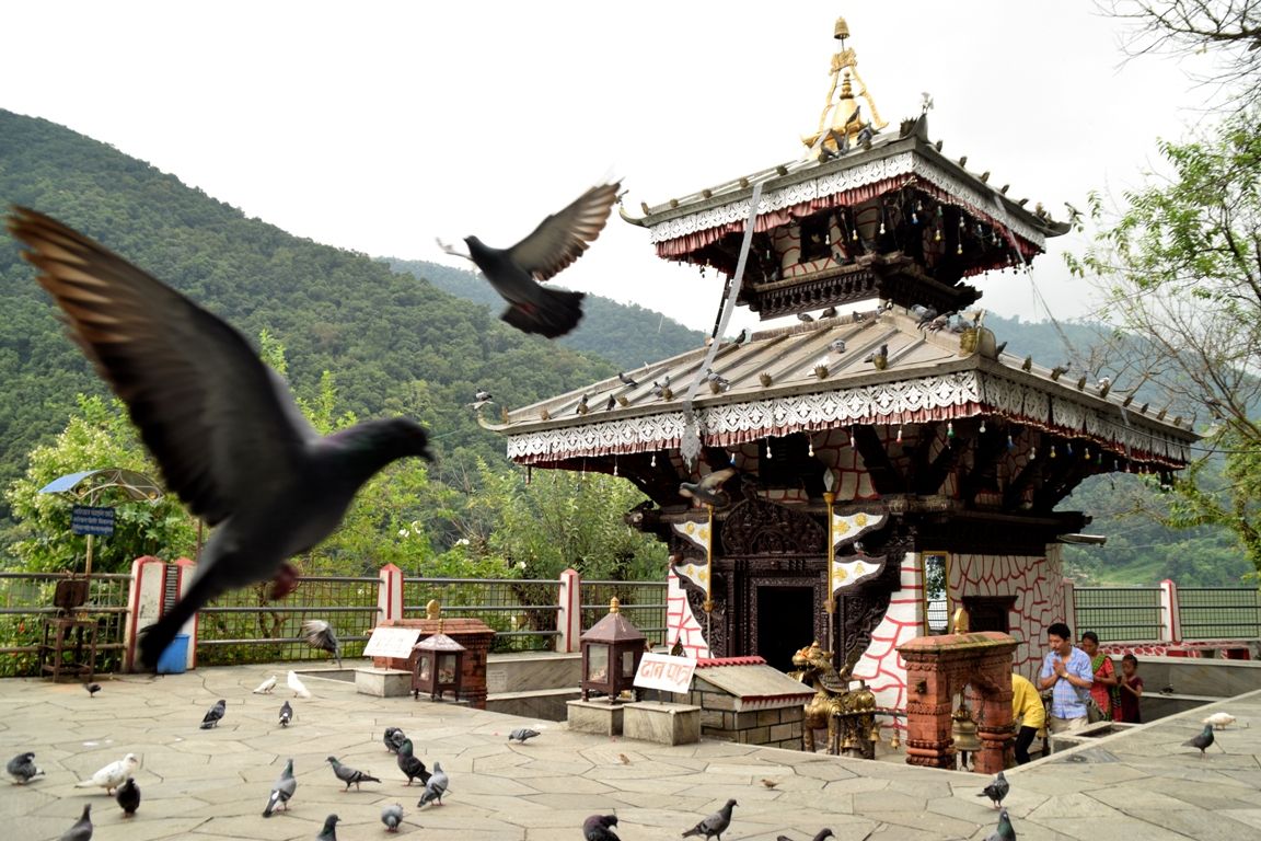 __basu's tweet photo. Situated on a small island  on Phewa Lake , a boat ride is the only way to visit Tal Barahi Temple  in Pokhara https://t.co/UCi37ZeFIm