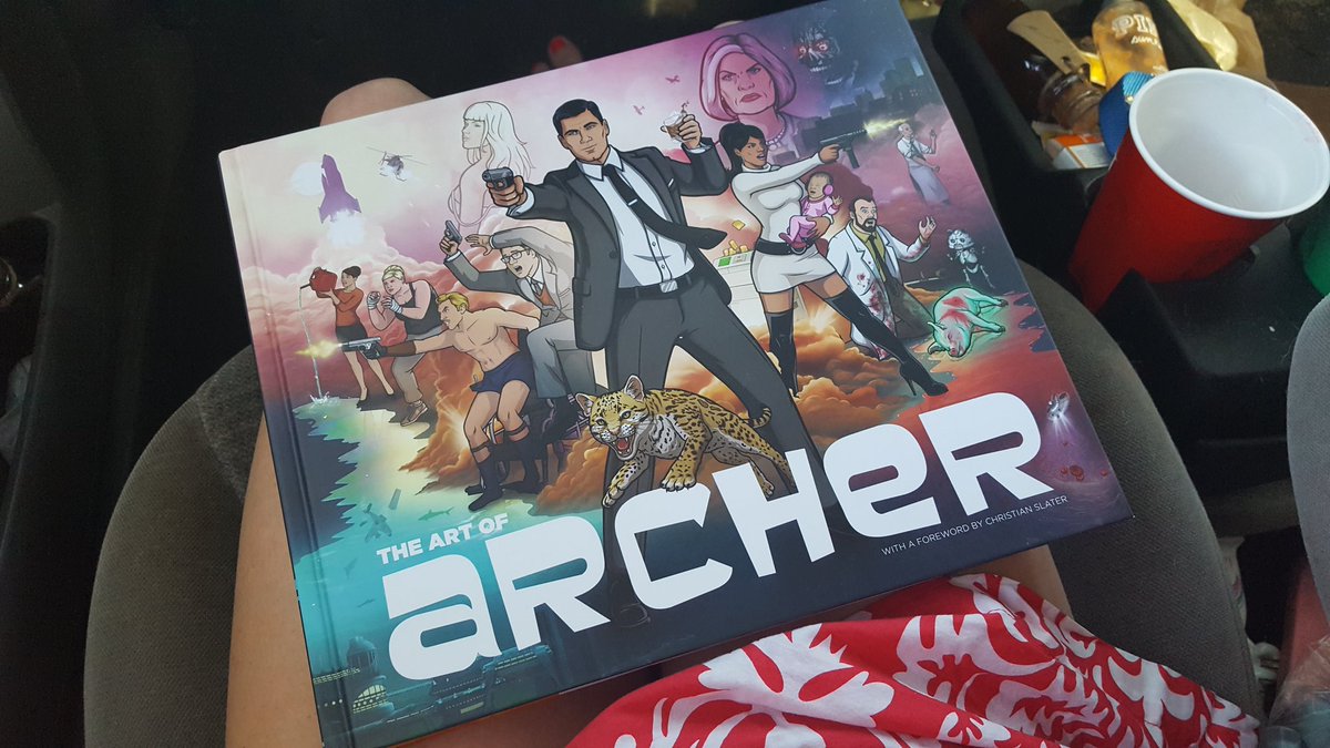 JessyLMartens's tweet photo. Got my Art of Archer Book!  Thanks gang.   Let's do it again sometime (: #outlawcountry #ArcherFXX #archerfx https://t.co/uWAaihcZVX