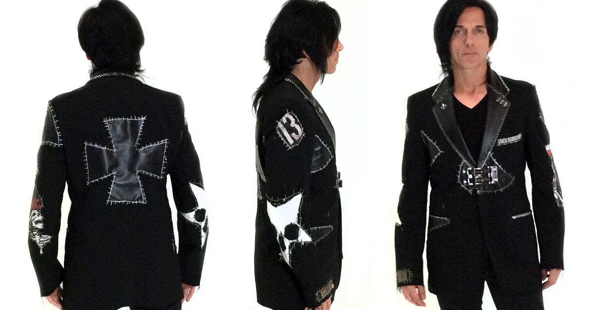 OdditiesRandom's tweet image. Custom jacket with patchwork.