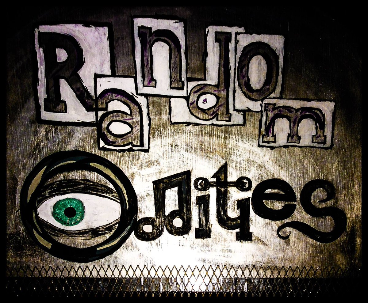 OdditiesRandom's tweet image. My hand-painted door sign. 🤘