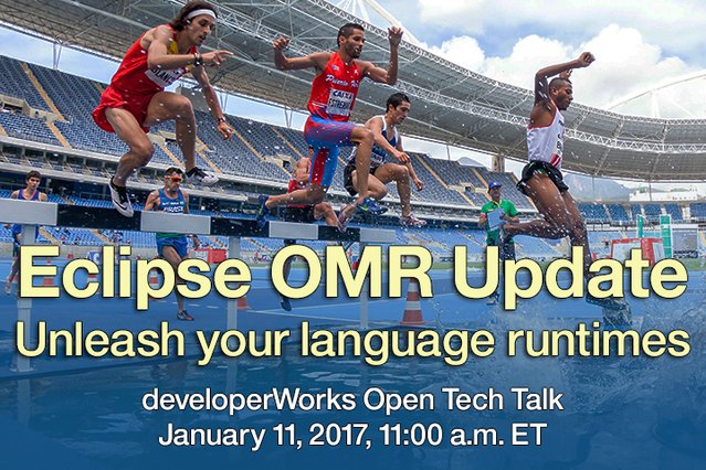 j0nnymac's tweet image. Join us for an Eclipse OMR update and unleash your language runtimes! Jan 11 @ 11 a.m. ET... bit.ly/2i0nWAl