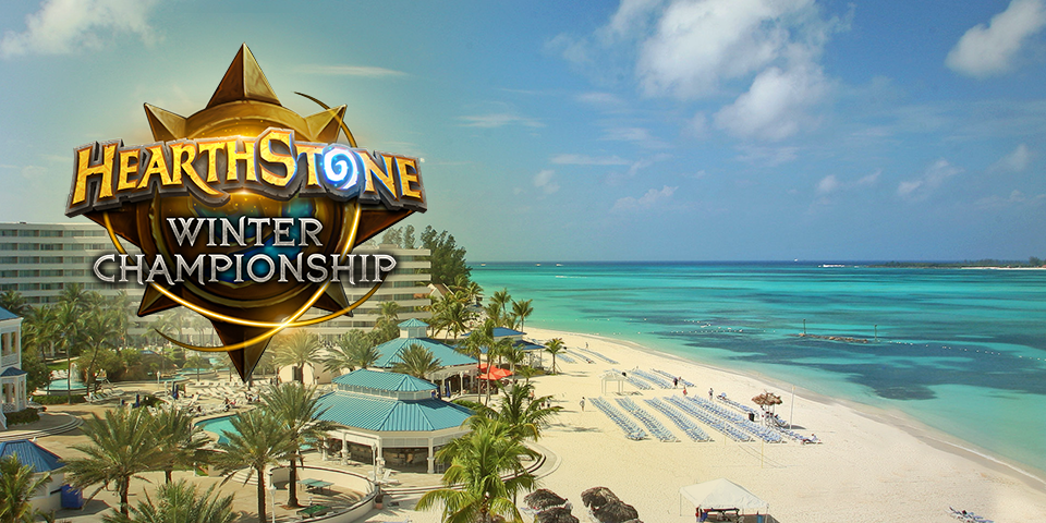 PlayHearthstone's tweet photo. 🏖 Save the Date: The #HCT Winter Championship lands in the BAHAMAS March 23-26! 🏝https://t.co/xP8OG6Fpv4 #Hearthstone https://t.co/01AkGblVXp
