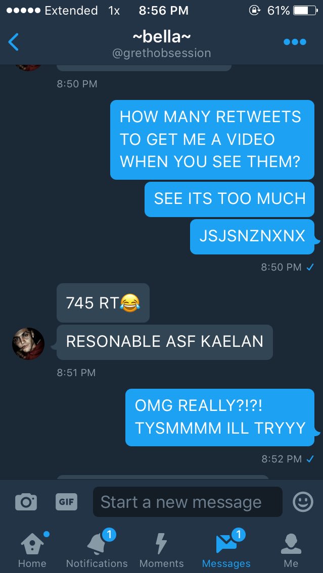 JEONMlSTRY's tweet image. BELLA SAID SHE WOULD GET ME A VIDEO FROM THE TWINS FOR 745 RTS 
RTT
HELP A GIRL OUT 😂😂