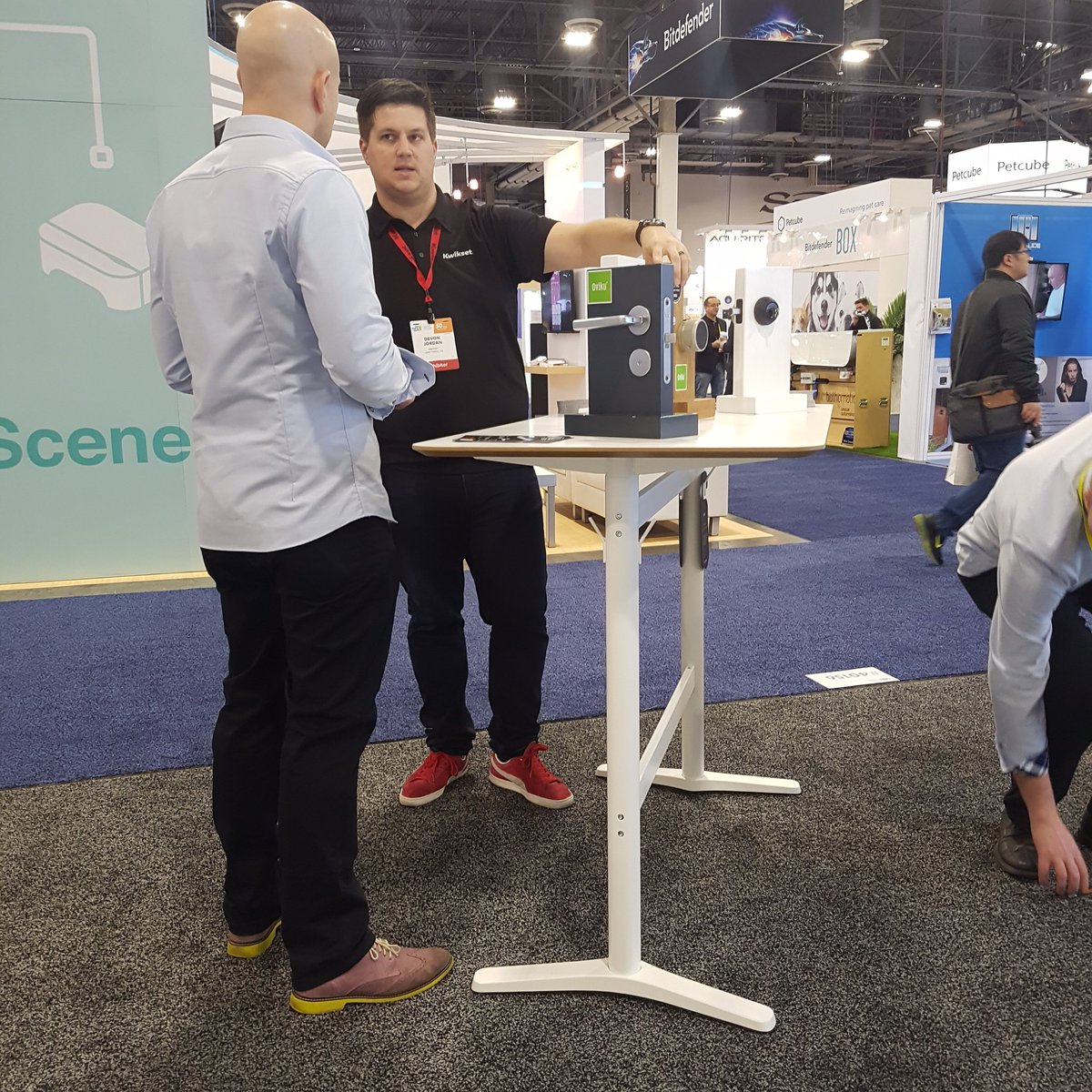 We are doing just perfect. #ces2017 #oviku #patented  #smartlock #smarthome #usa #canada