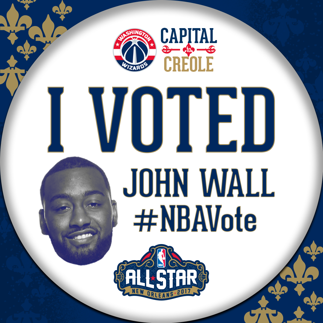 WashWizards's tweet photo. Start your weekend with an #NBAVote for @JohnWall! 

1 RT = 1 Vote

#DCFamily https://t.co/4y1AiHCaZB