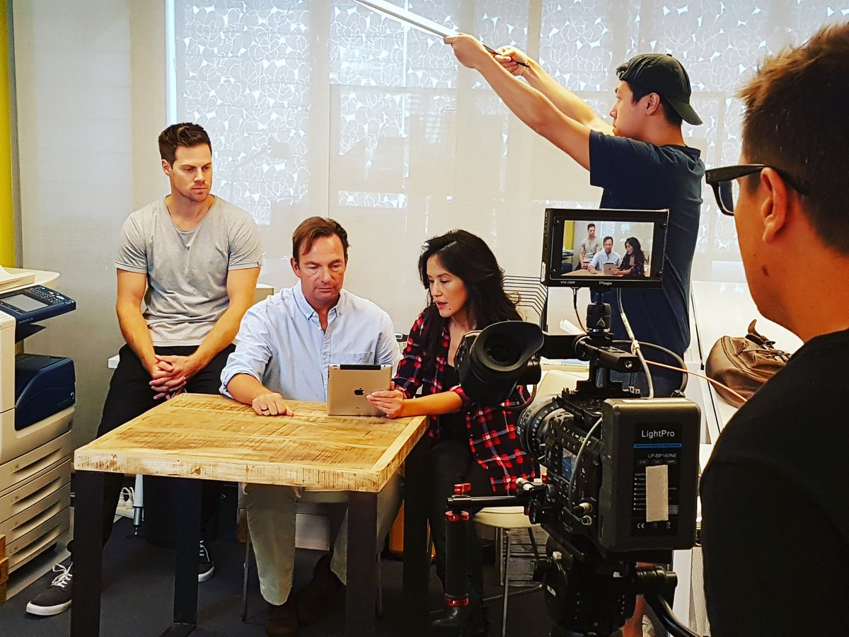waynetunks's tweet photo. Having a blast today shooting the #Impulse web series teaser starring @StephenMahy and #ReneeLim https://t.co/eJyuy3oLPn