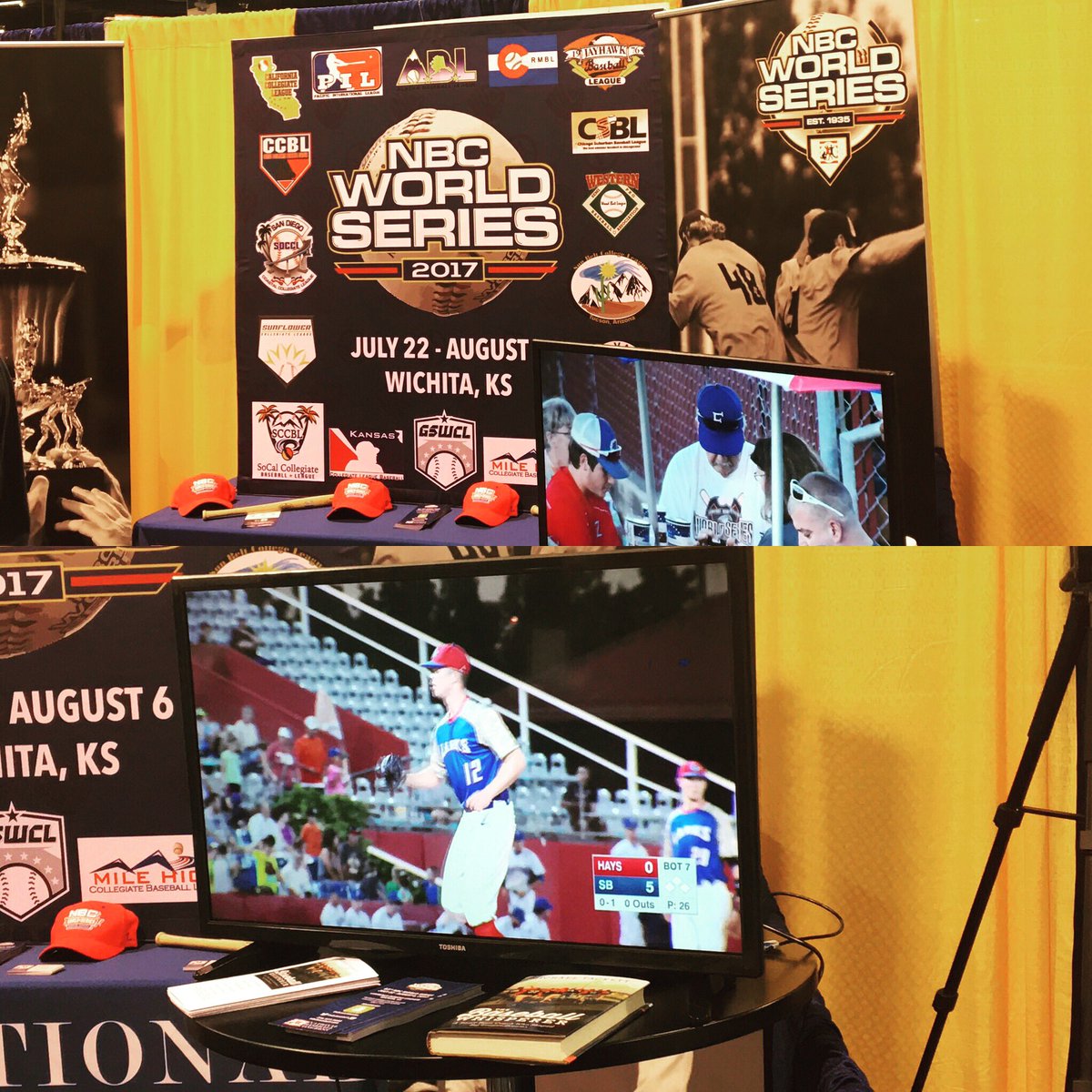 bljr07's tweet photo. So awesome to see how much @NBCBaseball has evolved since I played in it back in 2003. #wichita #ks #nbcbaseball #abca2017 https://t.co/BahksbyWf4