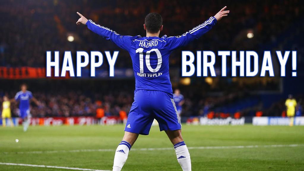 Happy Birthday to Eden Hazard who turns 26 today     