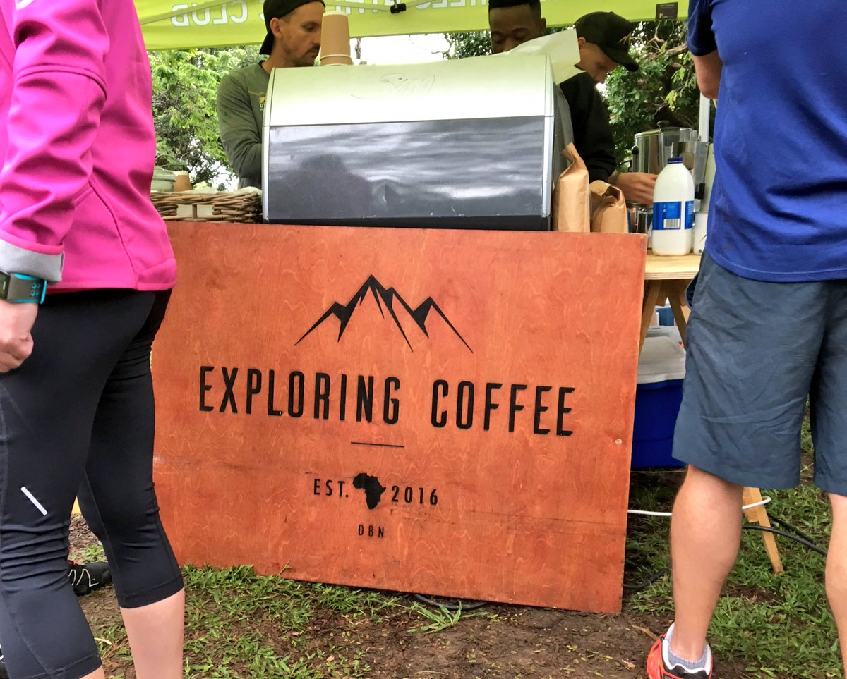 KZNTRAILRUNNING's tweet photo. Vital pre-race sustenance from #exploringcoffee! https://t.co/AAjZFIghSG