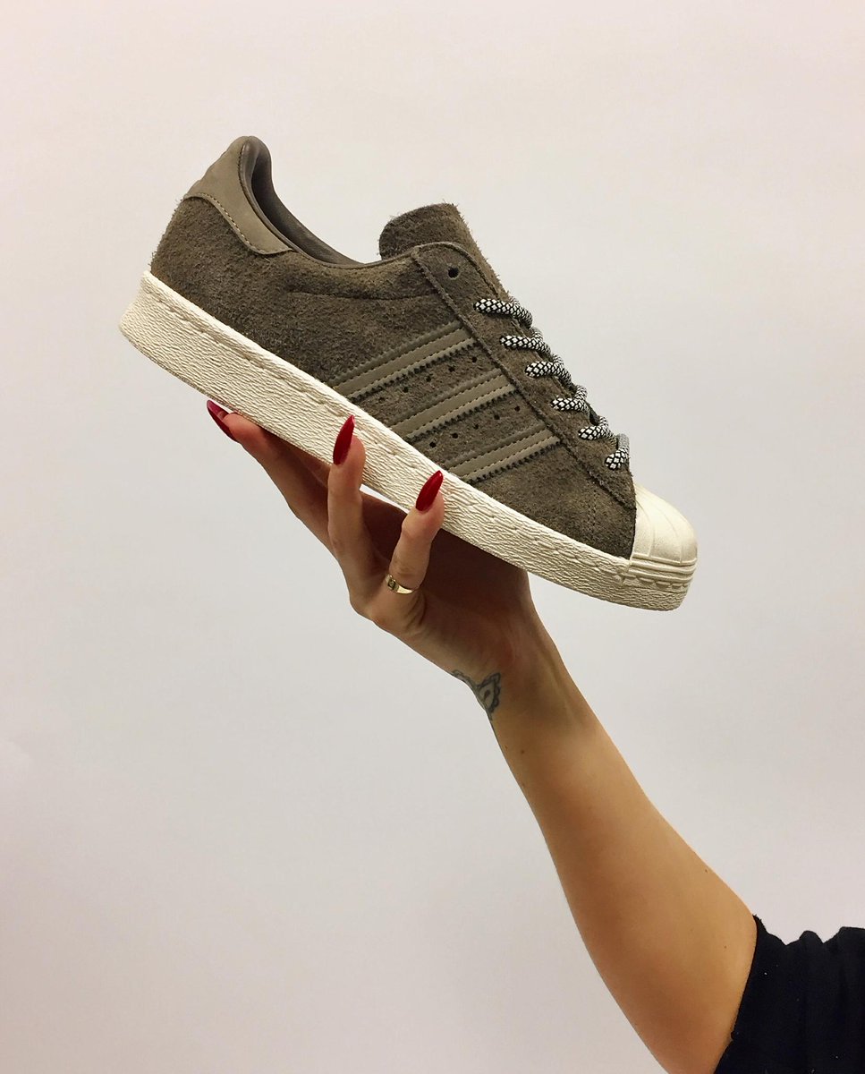 adidas superstar 80s brown