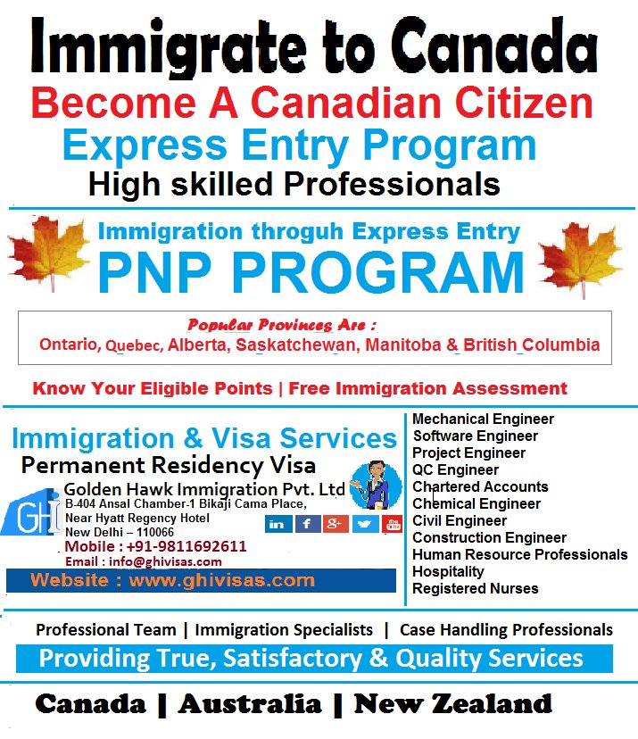 Immigrate to Canada through Express Entry Program. Canada is still attractive destination for highly skilled professionals.