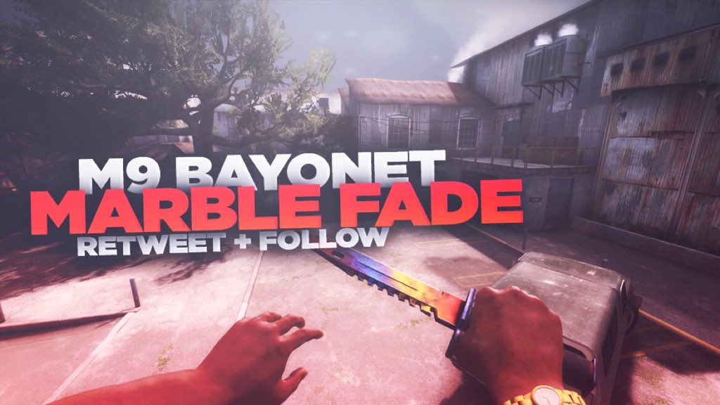 ★ 1X M9 MARBLE FADE GIVEAWAY

1) Retweet

2) Follow <a href="/CSGOGiveaways52/">Marlon #NO1EMERALD</a> 

3) Tag 2 Friends

4) WIN!

Goodluck!

#CSGOgiveaway #CSGO