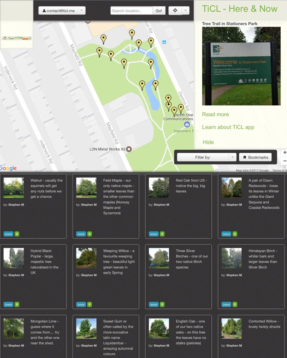 TiCLme's tweet photo. @stephenmid @StationersPark
Stephen's #TreeTrail there is a great way to #LearnAboutTrees @HaringeyPeople
https://t.co/ZiY0bDx2mN
๐ฒ๐ณ https://t.co/ZkA2789bEx